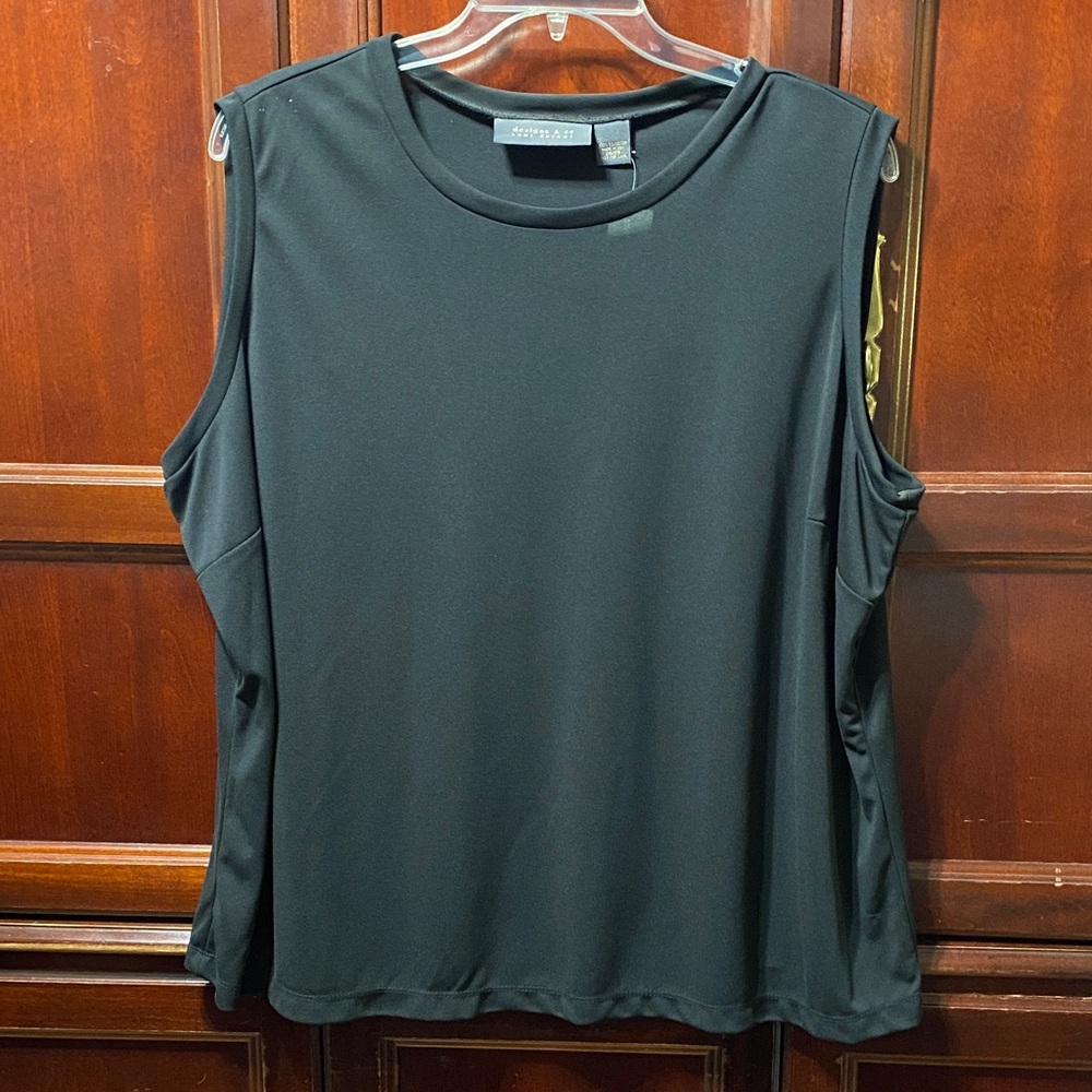 Lane Bryant Black Sleeveless Tank Top